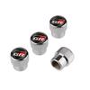 ANS1  4pcs Car Wheel Tire Valve Caps Dustproof for Toyota GR Sport Gazoo Camry Corolla Hilux Tacoma Aqua Avensis CHR Prius Yaris Rav4