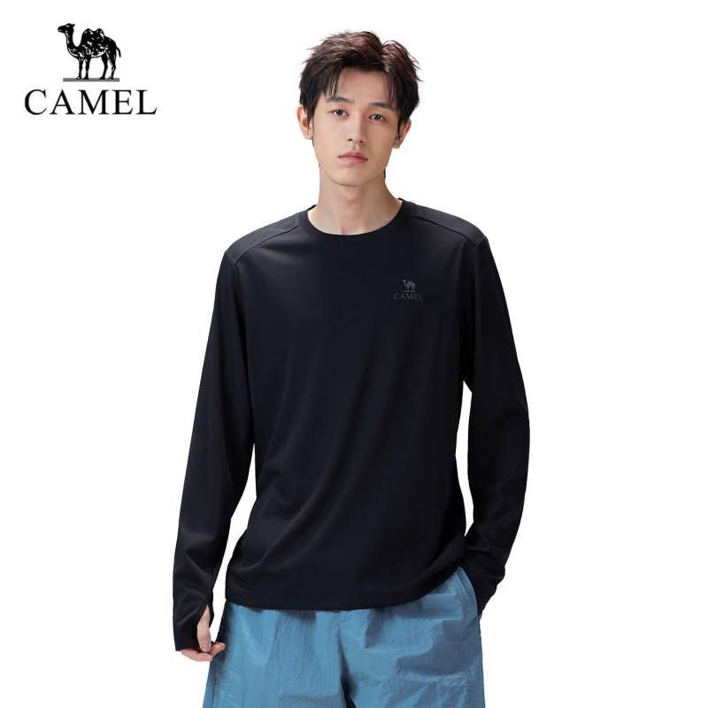 CAMEL Men's Long-Sleeve Hiking T-Shirt