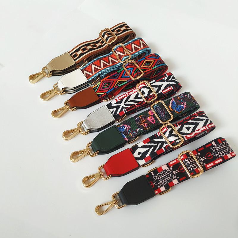 Adjustable Ethnic Style Wide Shoulder Strap for Crossbody Bags