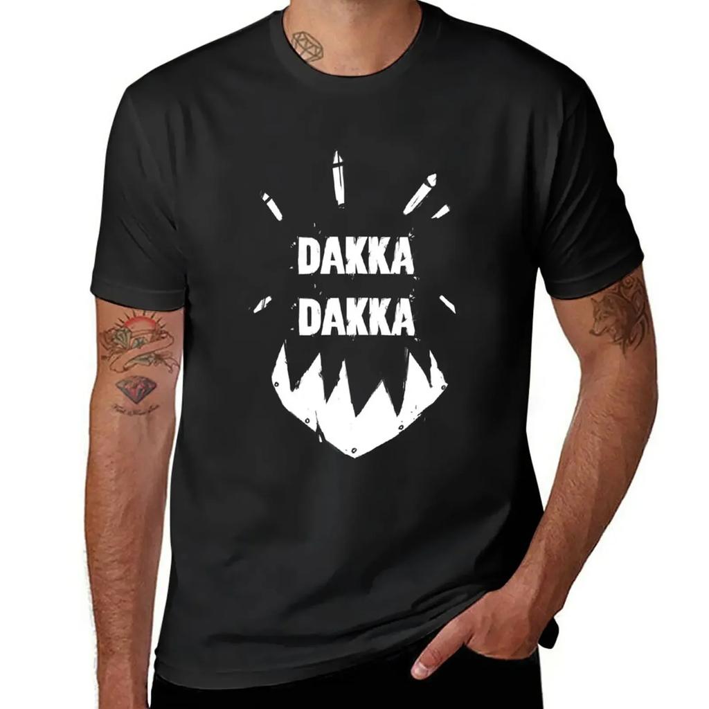 DAKKA DAKKA ORKS T-Shirt kundenspezifische T-Shirts Herrenkleidung