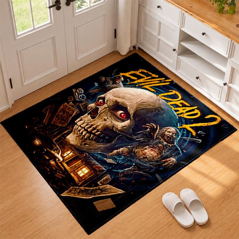 Evil dead Carpet Door Mat for Living Room or Bedroom Protective Mat Under Chair Office Decoration Christmas Gift Birthday Present
