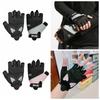 1 Pair Breathable Cycling Gloves Silicone Half Finger Mittens Fitness Gloves  Bodybuilding