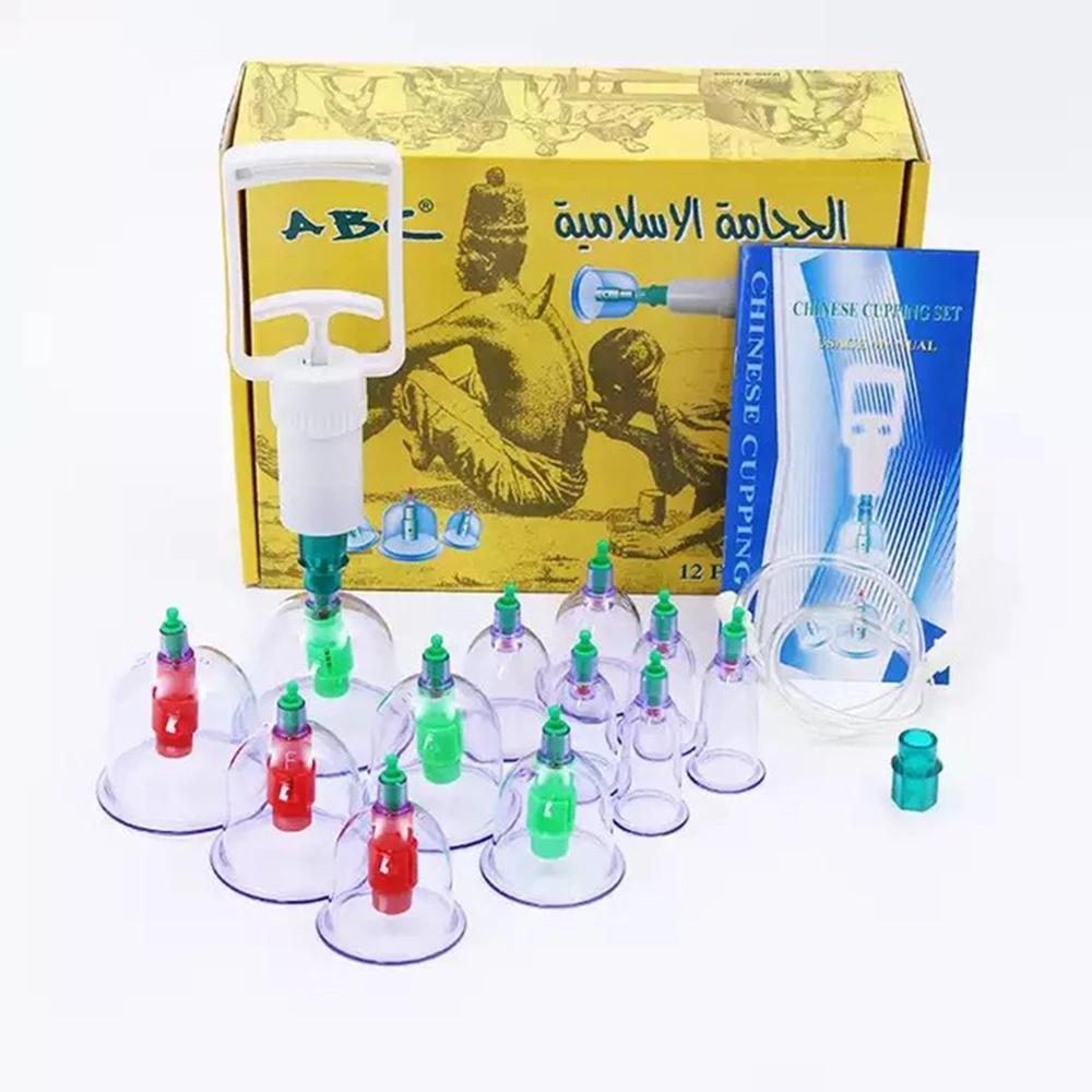 32 Cupping Therapy Set Vacuum Massager Ventosa Professional Suction Cups Vacuum Massage Jars Physiotherapy Guasha Health Care