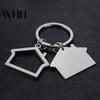Cabin Small House Hanging Pendant Keyring Key Holder Keychain Bag Purse Decor