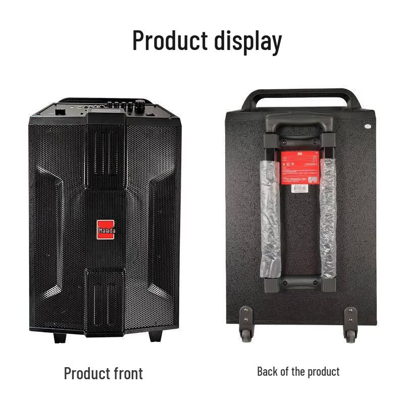Malata M+9047B 12-inch Outdoor Portable Trolley Speaker (CN Version)