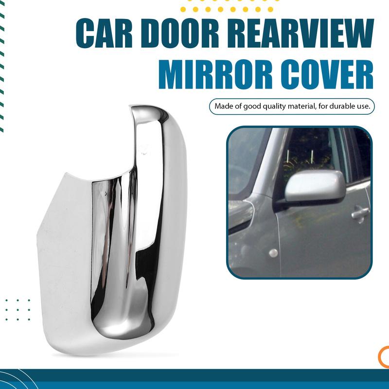 For Grand Vitara 2006 -2012 Chrome Silver Door Mirror Cover Stickers Exterior Car Accessories Decoration