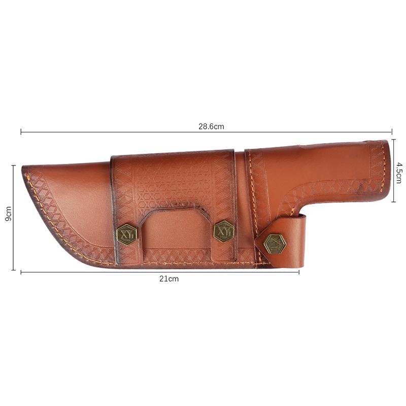 Funda universal para cuchillos de chef, funda protectora para cuchillos rebanadores, de cuero sintético, para exteriores, protector de hoja