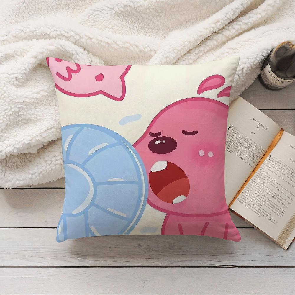 Cartoon Cute LLoopy Pillow Case Home Decoration Cushion Cover Suitable For Bedroom Car Office Sofa