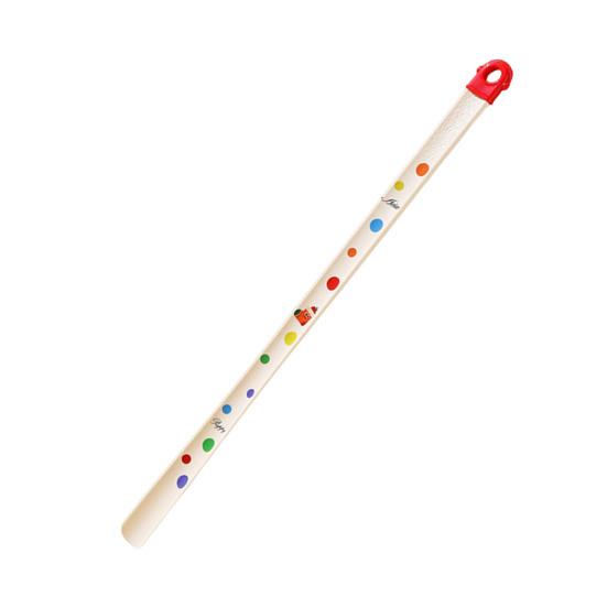 Long Handle Shoehorn Polka Dot 63cm Plastic Shoehorn Extended No Bend Shoehorn for Elderly Pregnant Women Home Use