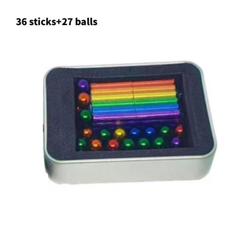 Magnetic Building Block Toys With Iron Box Spatial Perception Gifts Teenage