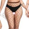 Erotic Pantyhose for Women Costumes Mid with Big Fishnet Stockings Plus Size Tights High Waist Hosiery