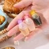 4Pcs Mini Portable Sauce Condiment Dispenser Bento Ketchup Bottle Plastic Sub-Bottling Seasoning Bottle Kitchen Accessories