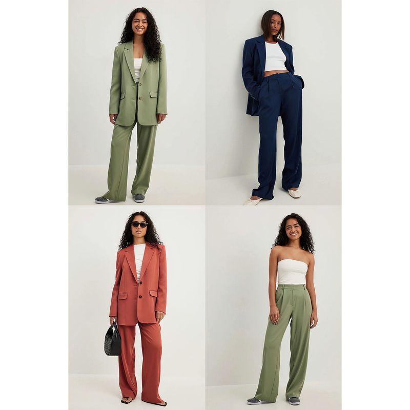 Foreign Trade Original Order NA-K * D Pleat Lightweight Stretch High Waist Suit Pants Drape Loose Casual Wide Leg Pants 1461c2