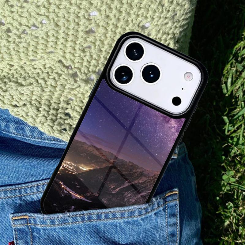 Star Lake Mountains Phone Case For iPhone 17 AIR 16 Pro Max 15 14 Pro 11 12 13 Shockproof Silicone Cover