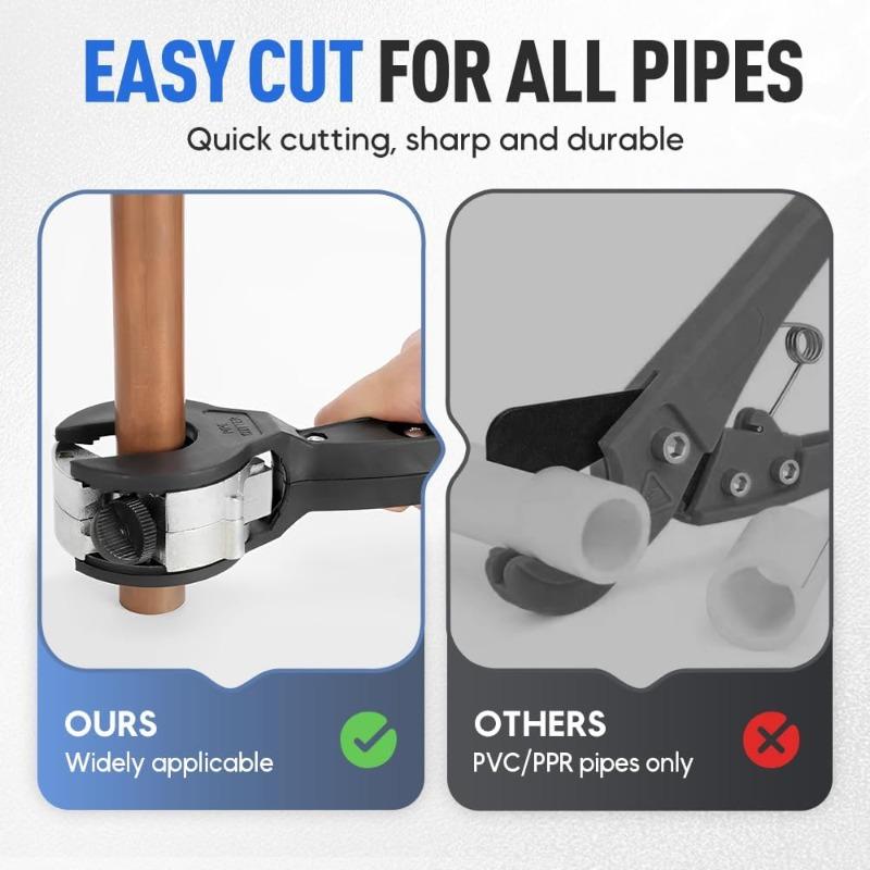 Xiaomi 8-29mm Universal Ratcheting Tubing Cutter Pipe Cutter Stainless Steel Copper Aluminium Ratchet Scissors Hose Cutting Hand Tools