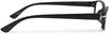 Fujita Kogaku Reading Glasses Degree Plastic Frame Spring Hinge Matte Black Men's 1.0 CL-11+1.00