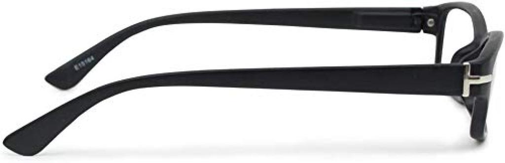 Fujita Kogaku Reading Glasses Degree Plastic Frame Spring Hinge Matte Black Men's 1.0 CL-11+1.00