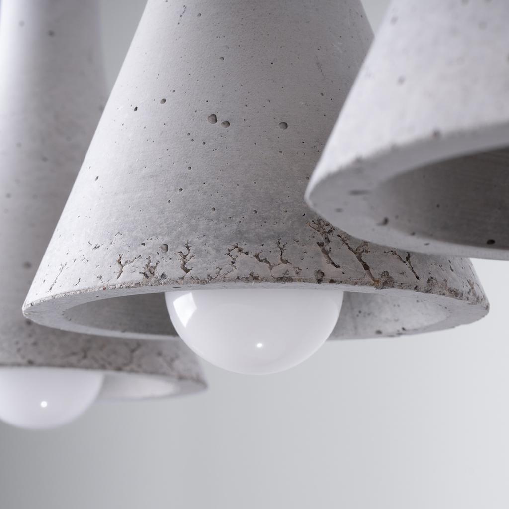 REA 3L concrete pendant lamp