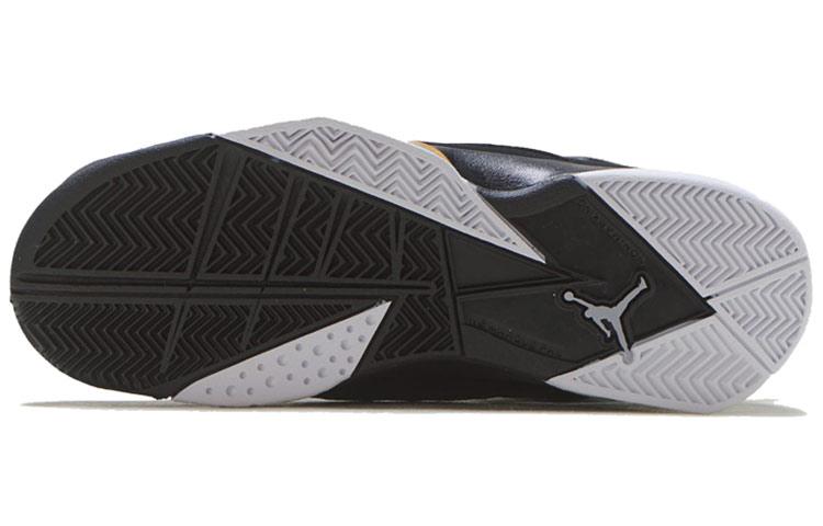 Jordan True Flight Black Metallic Gold GS 343795-070