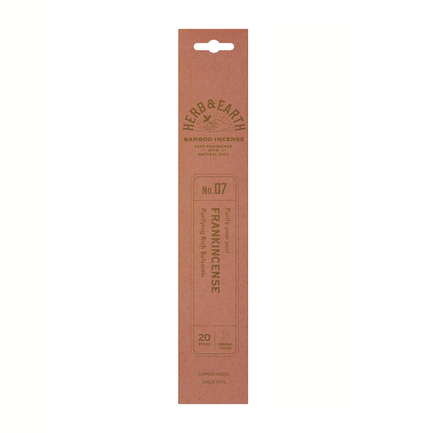 Nippon Kodo Bamboo Incense 07 Frankincense H&E (20 sticks)