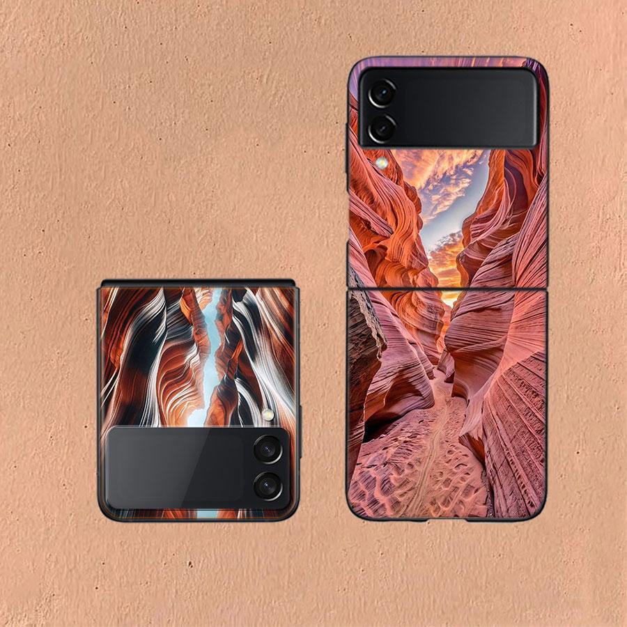 Exploring Utah's Hidden Gems Coque For Samsung Z Flip7 6 Galaxy Case Shockproof Z Flip5 Z Flip3 4 5G Hard Cover Phone TPU PC Ha