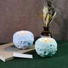 High Temperatures Resistant Candle Cup Silicone Mold Moon Shape Candlestick Mold Aromatherapys Container Jewelry Mould