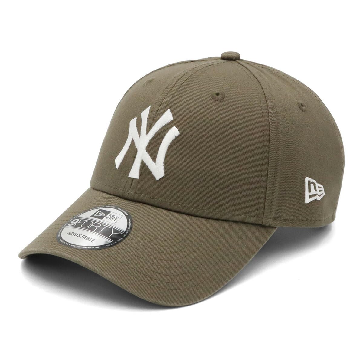

New Era 9FORTY Cloth Strap Cap MLB New York Yankees NY Moss Green ONSPOTZ Exclusive and Summer Sun UV Cool Various Styles (14550969 NER32C6054) Men s