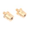 1Pair M8 Battery Pole Adapter Brass Terminal Bolt Connectors Car Battery Connection Terminals With Stainless Screws