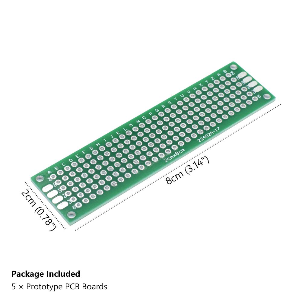 Arduino Double Side 7x9cm FR-4 Prototype PCB Universal Circuit Board 1.6mm x2