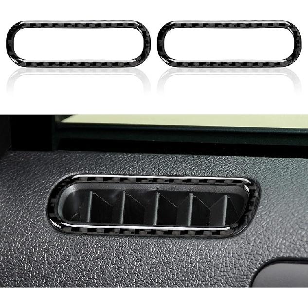 Car Carbon Fiber Decorative Cover Suitable for Ford Mustang 2009 2010 2011 2012 2013 2014 Accessories Door Baffle Sticker