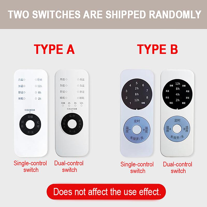 High Quality Intelligent Electric Heating Blanket 2/6/8/12 Hours 4-Speed Timing Winter Home Warming Thickened Heating Bed Sheets