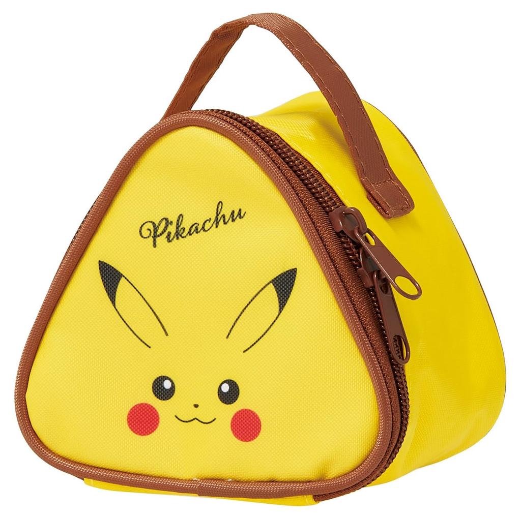 Skater Insulated Rice Ball Shaped Lunch Bag Pokemon Pikachu Face 23 KONC2 -