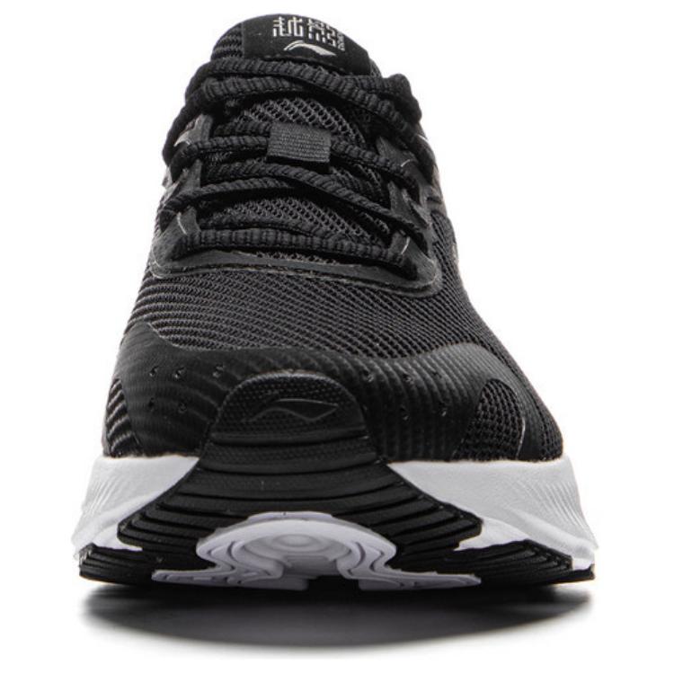 Li-Ning Comfortable Versatile Shock Absorbing Non-Slip Wear-Resistant Low-Top Casual Running Shoes Women sneaker Black White Purple ARHV022-2