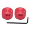 1Pc2Pc Aluminium Guitar Metal Knobs 6Mm Metal Pot Knobs With Indicator And Set Screw For Guitarbassaudio Equipments