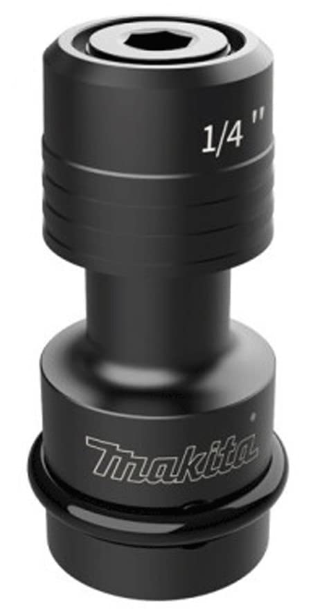

Переходник для торцевой головки ударного гайковерта Makita Торцевая головка Наковальня Патрон Дюймовый привод Дюймовый шестигранный хвостовик Наковальня Торцевая головка 1/2 (12,7 мм) - 1/4 B-68476