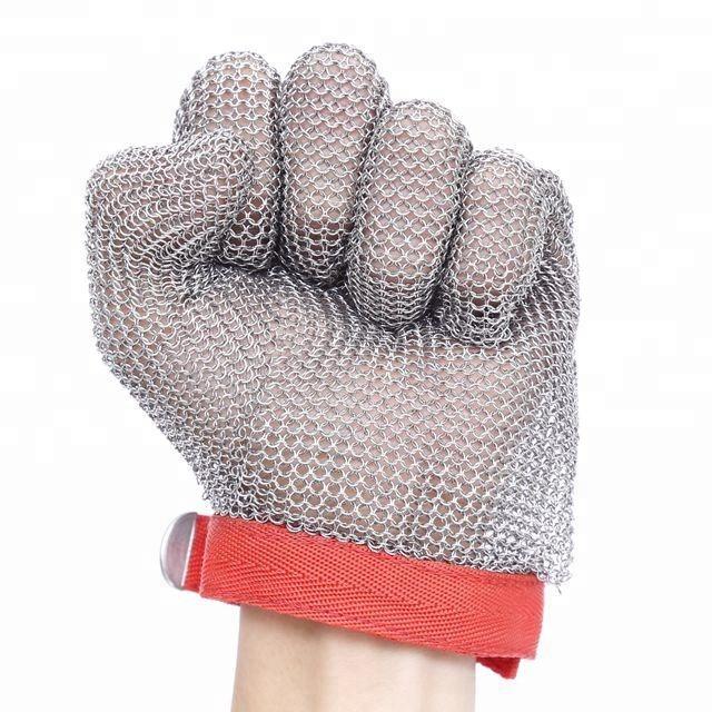 316L Stainless Steel Wire Metal Mesh  Anti-Cut Gloves