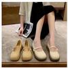 Soft Leather Women's Flat Sole Single Shoes, Summer And Autumn Small Leather Shoes