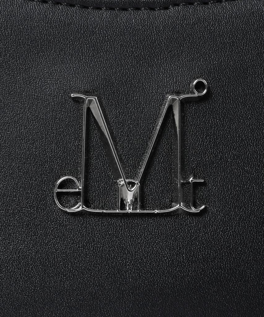 Mucent Terrine Metal Logo Leather Hobo Bag Unisex