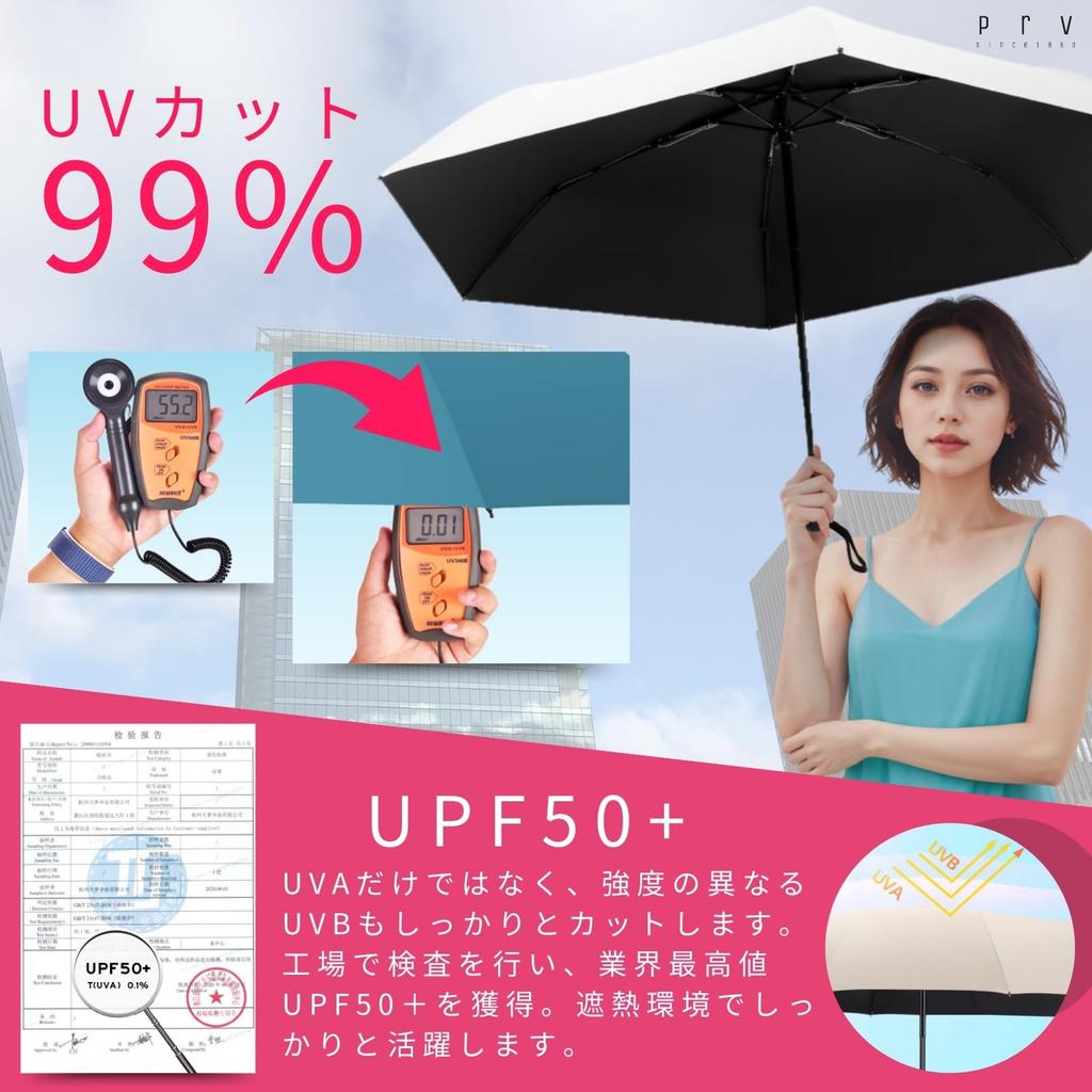 Prv paraply som beskytter verdisakene dine For både sol og regn Stor supervannavvisende Automatisk åpning og føles som UV UV-lys varme termisk sammenleggbar