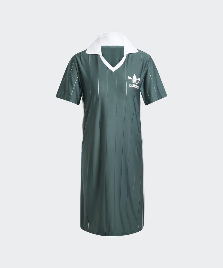 ADIDAS 3S Pinstripe Dress - Green / Ix5507