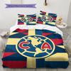 Club America Pattern Bedding,Quilt Set Quilt Cover Pillowcase Home Birthday Gift(1 * Duvet Cover + 2 * Pillowcase, Without Core)