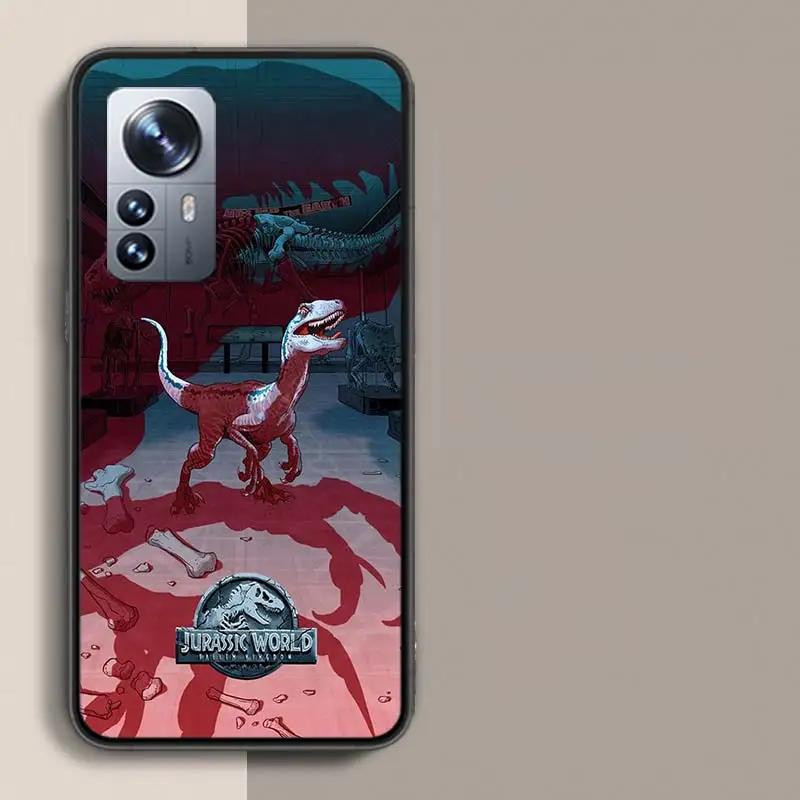 World Jurassic Park Phone Case For Xiaomi Poco X3 NFC X4 GT M3 M4 M5 M5S X7 X6 X5 F6 Pro F5 F4 Mi F3 F2 Cover TPU Capa Coque Cle