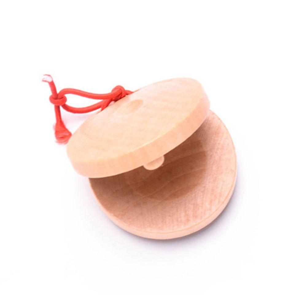 Educational Child's Listening Ability Wooden Percussion  Castanets Musical Instrument
