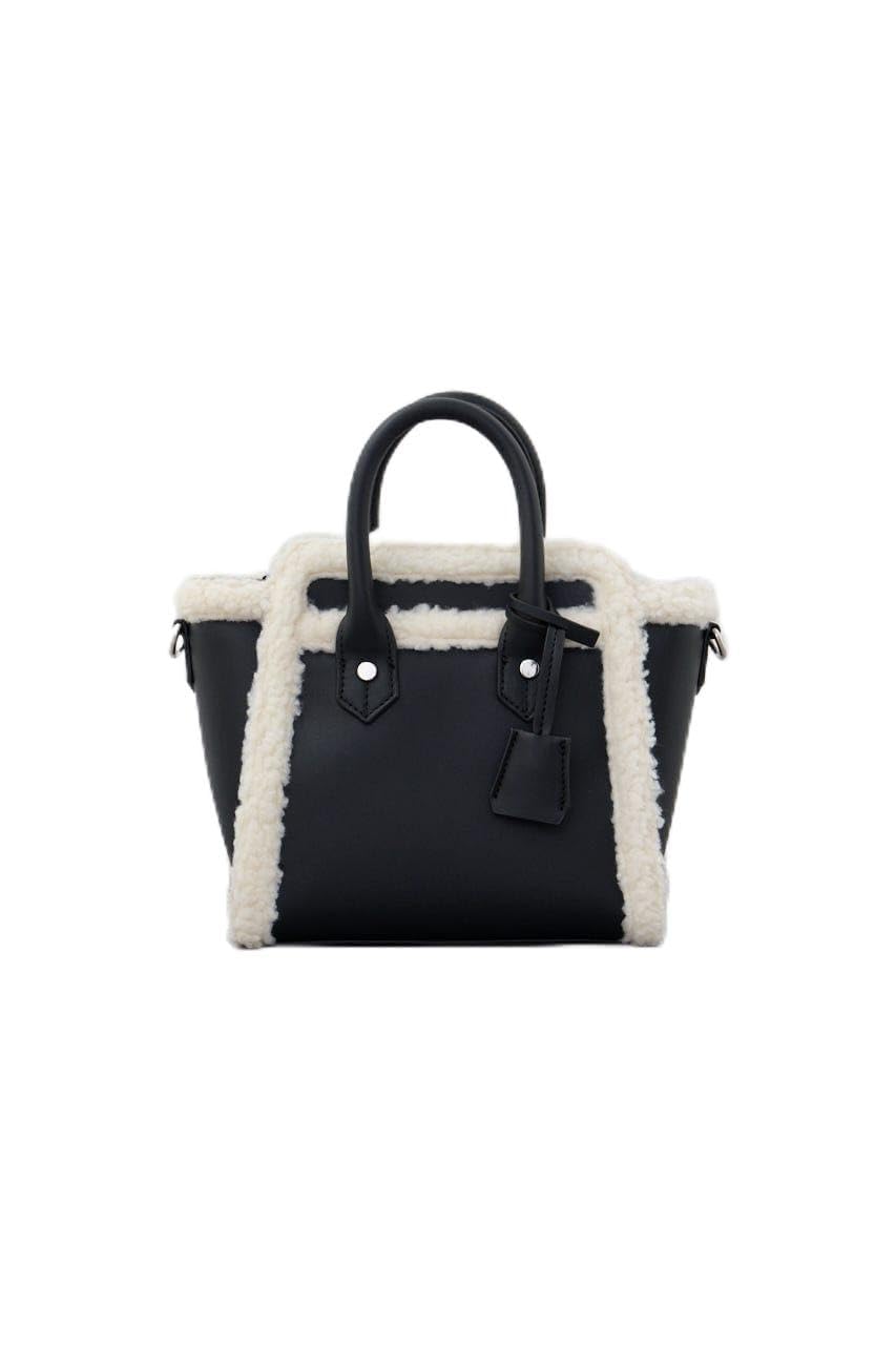 AZUL by moussy Women s Faux Shearling Handbag, 250IAC55-0151, Free Size, Black