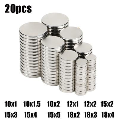8x2 10x1 10x1.5 10x2 12x2mm Magnete Rotondo Caldo Magnete Potente Terre Rare Magnete Neodimio 15x2 18x2