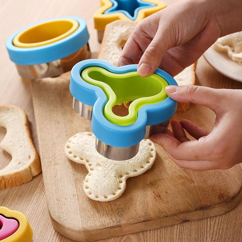 Round Breakfast Sandwich Maker & Toast Cutter Mold