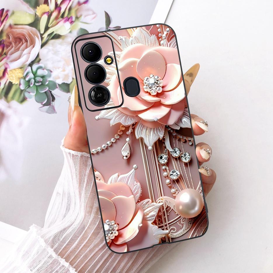 Für Tecno Pop 6 GO Hülle BE6j Niedlicher Löwe Mode Bemalte Abdeckung Weiche TPU Handyhülle Für Tecno Pop 6 Pro BE8 Pop6 GO Rückseite Taschen