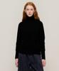 CARGOBROS FOR WOMAN Premium Wool Wholegarment High-Neck Knit (Black)