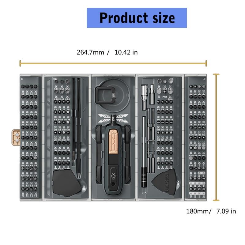 Precision Screwdriver Set 180 in 1 Small Screwdriver Set Magnetic Repair Tool Kit Professional for Electronics Computer