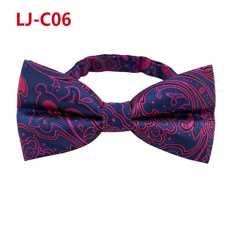 

Модный синий галстук-бабочка с узором пейсли для мужчин, свадебная деловая вечеринка, роскошный мужской галстук-бабочка с предварительной завязкой, подарки